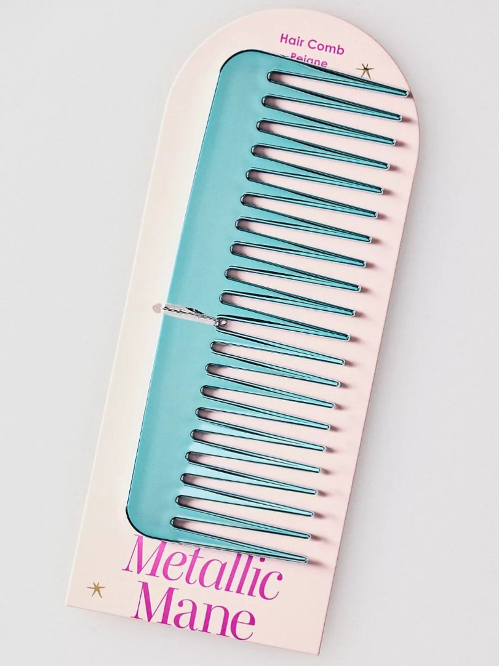 Anthropologie Chrome Comb, Blue